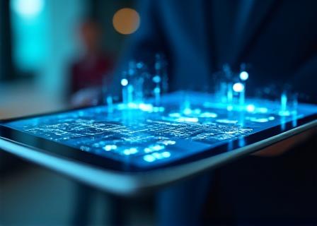 Secure data visualization on a modern tablet interface